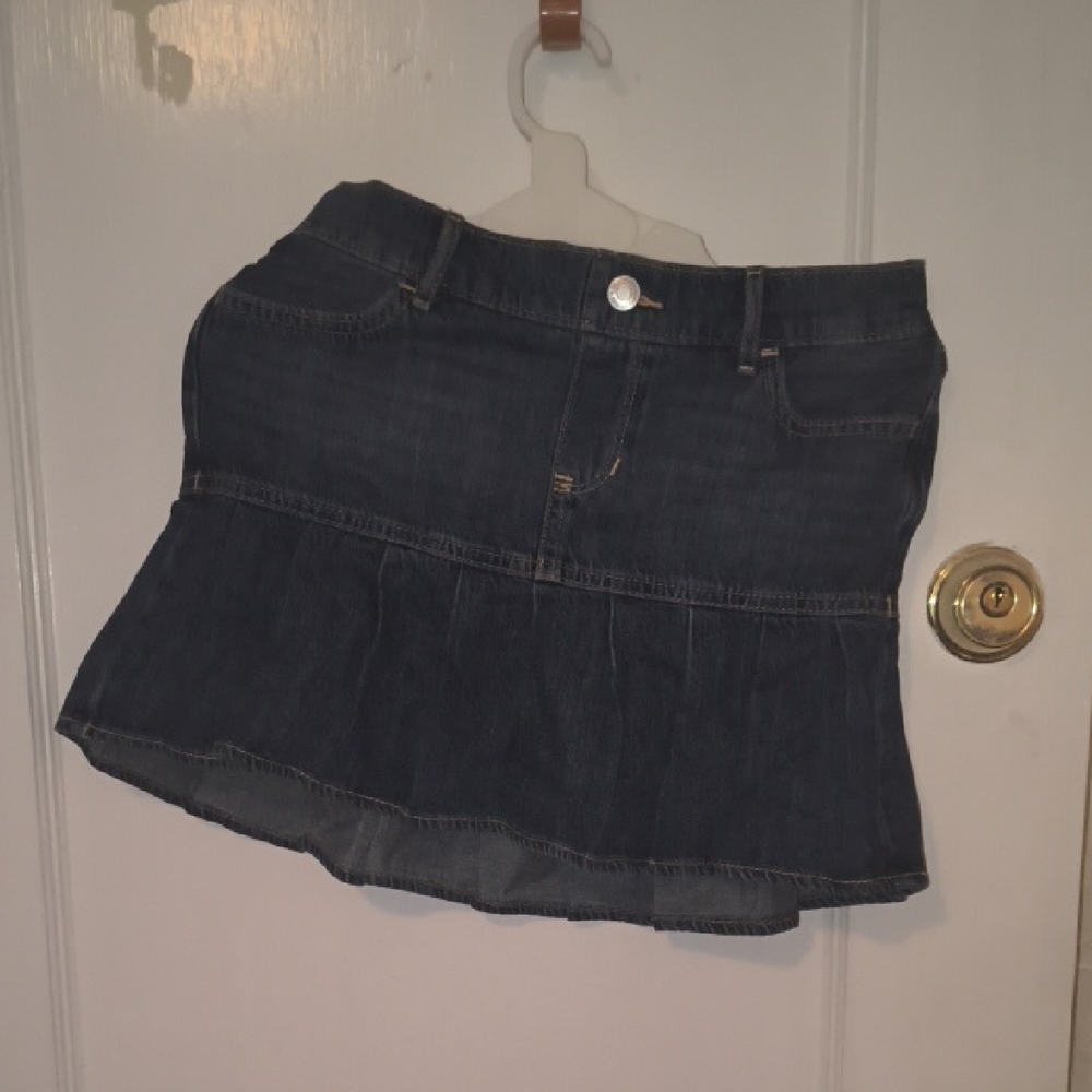 Abercrombie Kids | Dark Blue Tiered Skirt